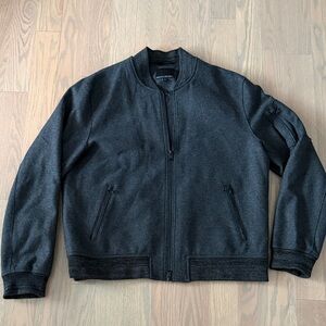 Banana Republic Black Bomber Jacket